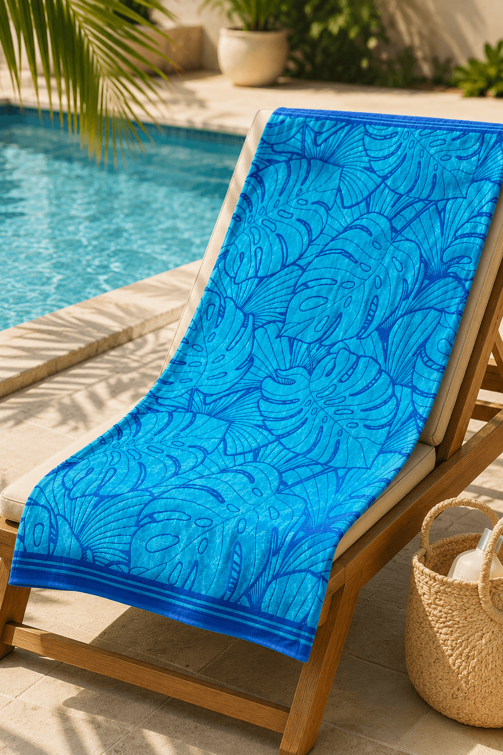 Ocean Leaf Beach Towel