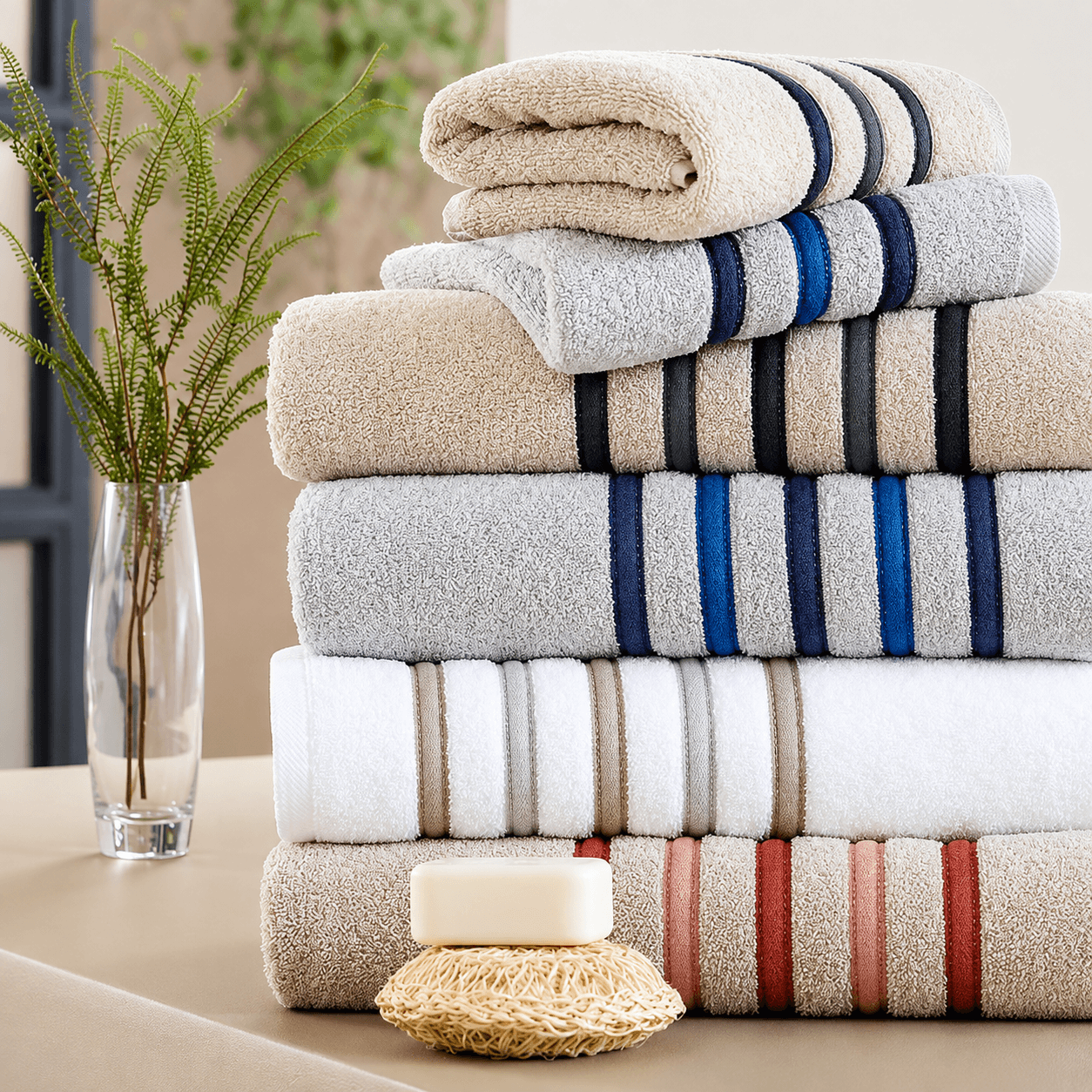 Fancy Border Towels design 5